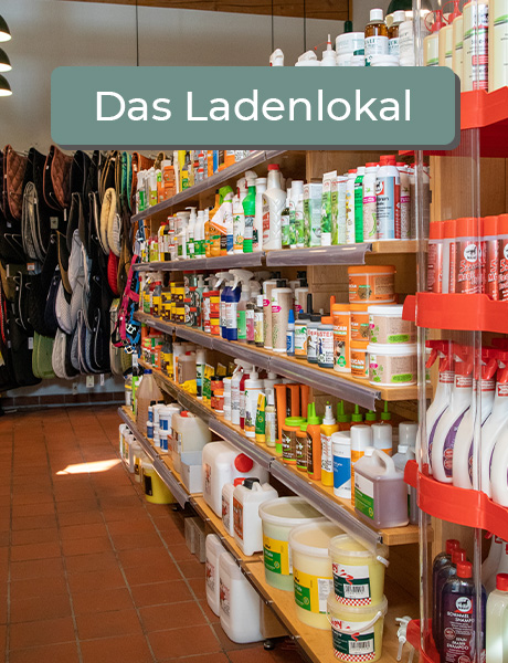 Pflegemittel, Fliegenschutz und Pferdepflege im Reitereinkauf Ladenlokal Lütjensee